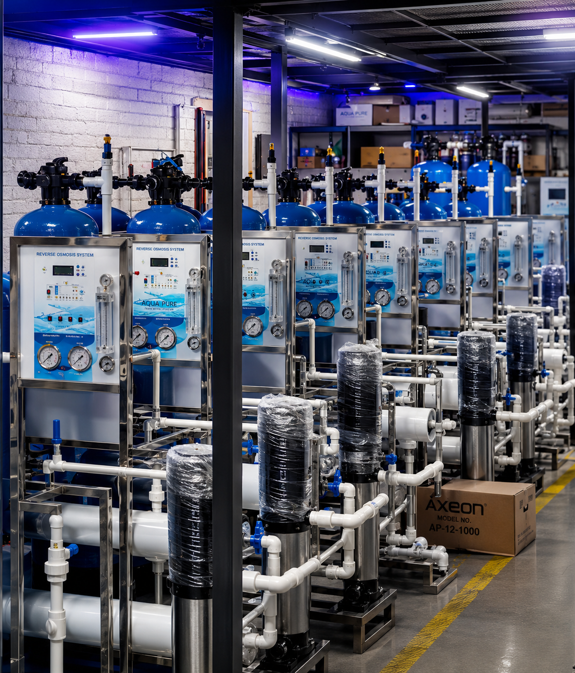 Industrial RO Plant Setup